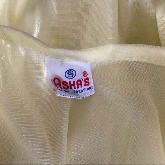 Asha yellow embroidered sleeveless lightweight nightgown size small (L1) - Picture 5 of 5